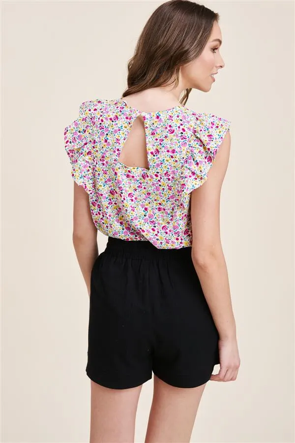 Maria Drawstring Cotton Shorts