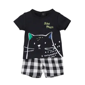 Printed T-shirt   Bermuda Shorts